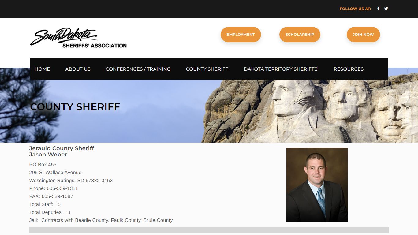 County Sheriff - South Dakota Sheriffs